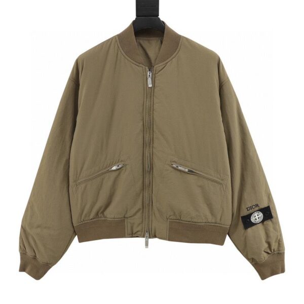 designer,replica,clothing,fake,1:1,lv,luxury,high quality Dior X Stone Island joint model pilot cotton jacket (9106)