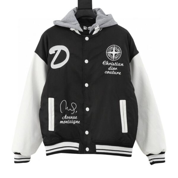 designer,replica,clothing,fake,1:1,lv,luxury,high quality Dior X Stone Island joint model pilot hooded cotton jacket (04DF)