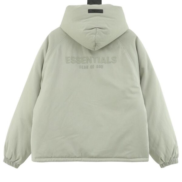designer,replica,clothing,fake,1:1,lv,luxury,high quality Fear of God fog essential double row silicone letter hooded cotton jacket (51Dior)