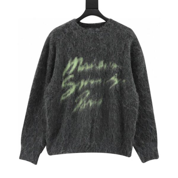 designer,replica,clothing,fake,1:1,lv,luxury,high quality Givenchy signature mohair crew neck sweater (1040)