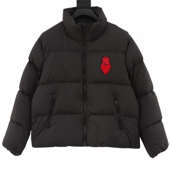 designer,replica,clothing,fake,1:1,lv,luxury,high quality MLB love embroidered short down jacket (C986)