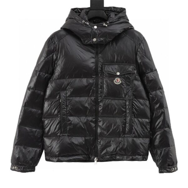 designer,replica,clothing,fake,1:1,lv,luxury,high quality Moncler WOLLASTON large pocket hooded down jacket (9E88)