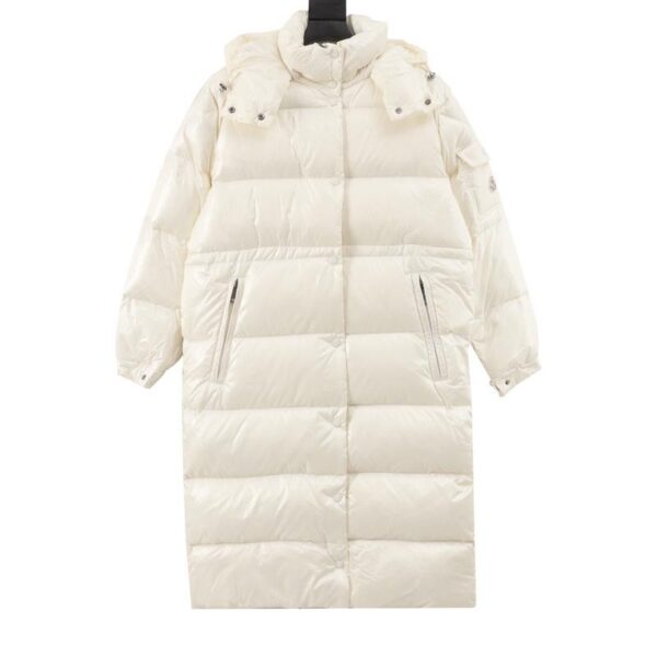 designer,replica,clothing,fake,1:1,lv,luxury,high quality Moncler long down jacket with removable hood (0087)