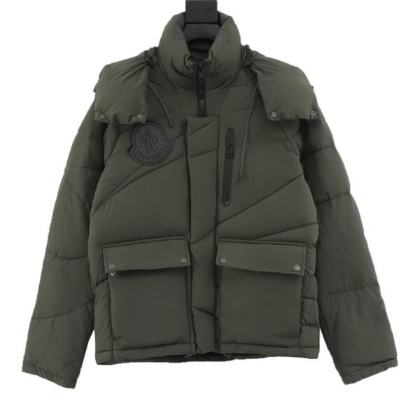 designer,replica,clothing,fake,1:1,lv,luxury,high quality Moncler GENIUS x Fei Dong joint model FW23 waterproof nylon stitched hooded down jacket (9524)