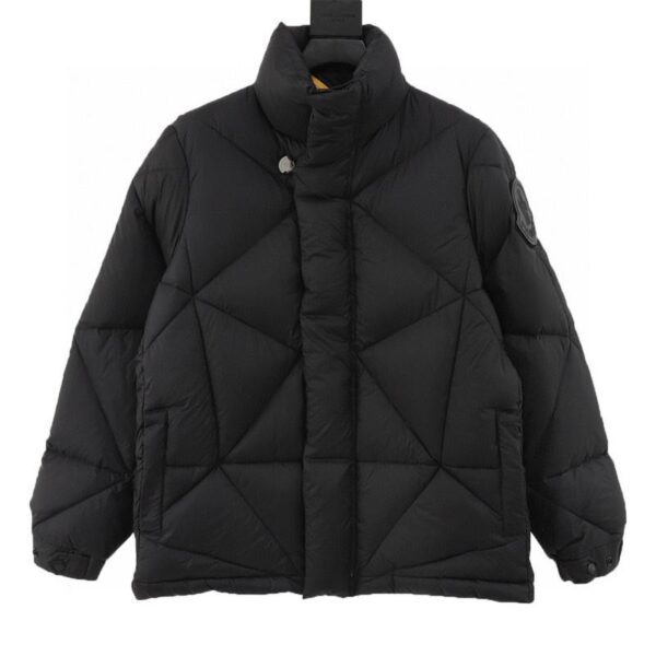 designer,replica,clothing,fake,1:1,lv,luxury,high quality Moncler x Fei Dong joint triangle cut stand collar down jacket (4A83)