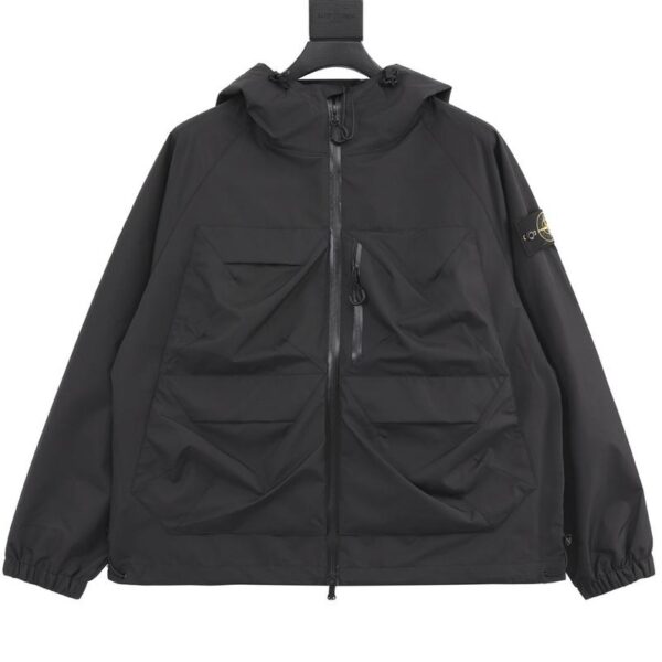 designer,replica,clothing,fake,1:1,lv,luxury,high quality Stone Island outdoor multi-pocket zipper jacket (6F74)