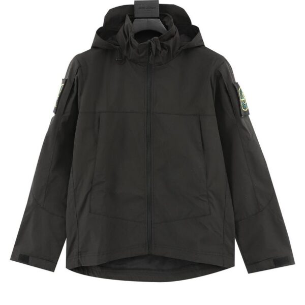 designer,replica,clothing,fake,1:1,lv,luxury,high quality Stone Island Outdoor Arm Logo Jacket Zip Jacket (7646)