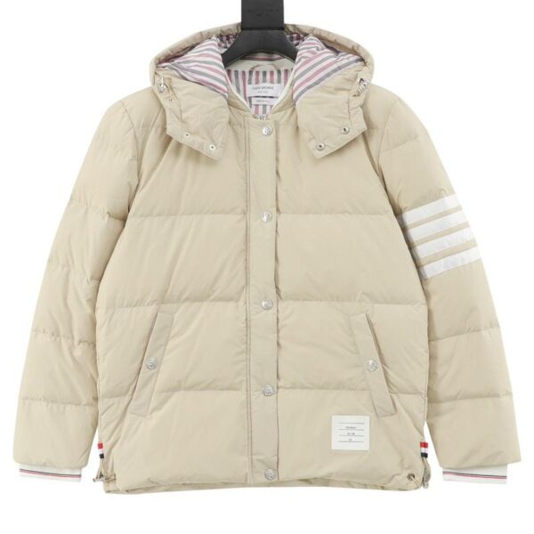 designer,replica,clothing,fake,1:1,lv,luxury,high quality Thom Browne classic four-bar webbing down jacket (5EC0)