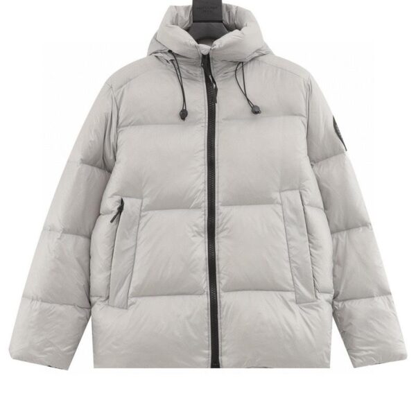designer,replica,clothing,fake,1:1,lv,luxury,high quality Canada Goose Classic Black Label Hooded Down Jacket (BFC7)