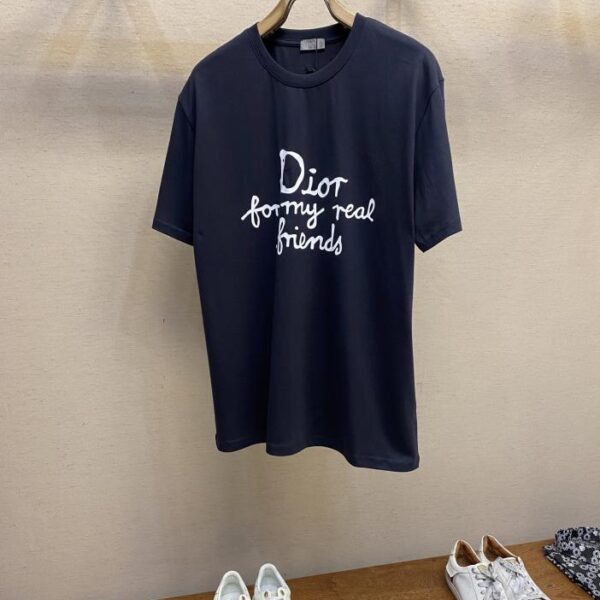 designer,replica,clothing,fake,1:1,lv,luxury,high quality Dior Men Summer 25ss letter printed short sleeves, same style for men and women (5927)