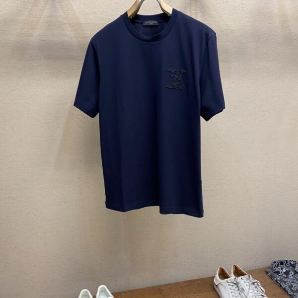 designer,replica,clothing,fake,1:1,lv,luxury,high quality LV pure cotton stretch cotton short-sleeved T-shirt (522D)