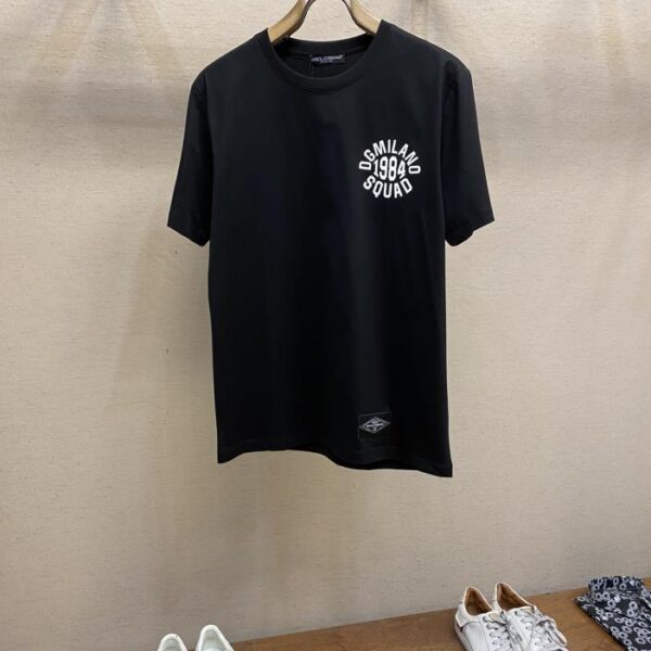 designer,replica,clothing,fake,1:1,lv,luxury,high quality DG pure cotton stretch cotton short-sleeved T-shirt (780F)