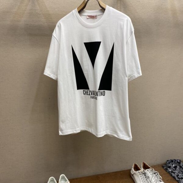 designer,replica,clothing,fake,1:1,lv,luxury,high quality Valentino men’s and women’s short-sleeved T-shirt (A6FE)