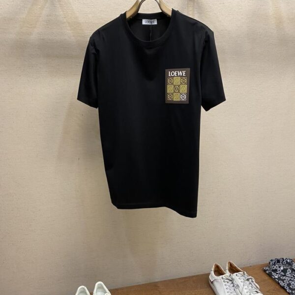 designer,replica,clothing,fake,1:1,lv,luxury,high quality Loewe. Loewe 25 spring and summer new three-dimensional printed patch pocket design short-sleeved T-shirt (8E68)