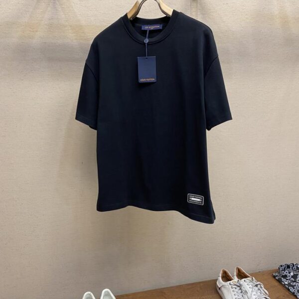 designer,replica,clothing,fake,1:1,lv,luxury,high quality LV pure cotton stretch cotton short-sleeved T-shirt (C0DF)