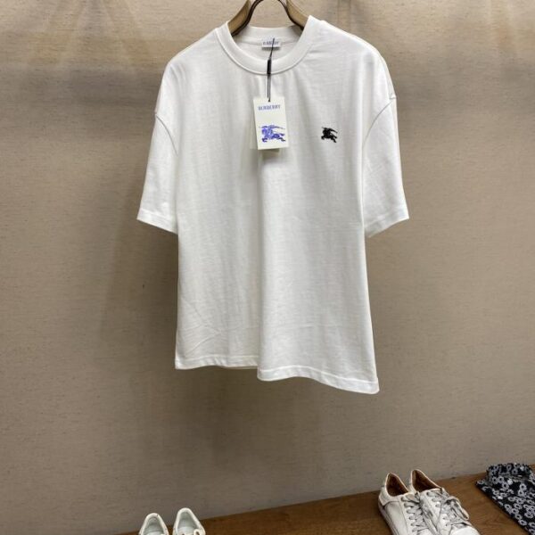 designer,replica,clothing,fake,1:1,lv,luxury,high quality Burberry cotton stretch cotton short-sleeved T-shirt (2137)