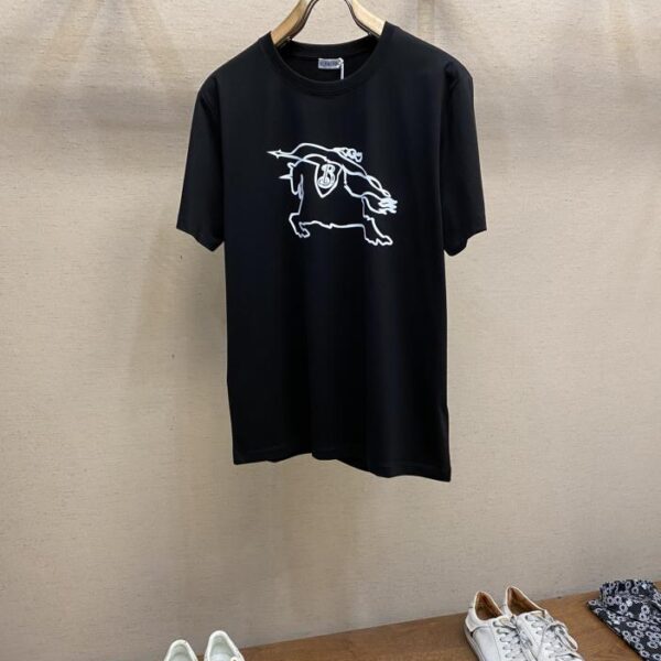 designer,replica,clothing,fake,1:1,lv,luxury,high quality Burberry cotton stretch cotton short-sleeved T-shirt (2490)