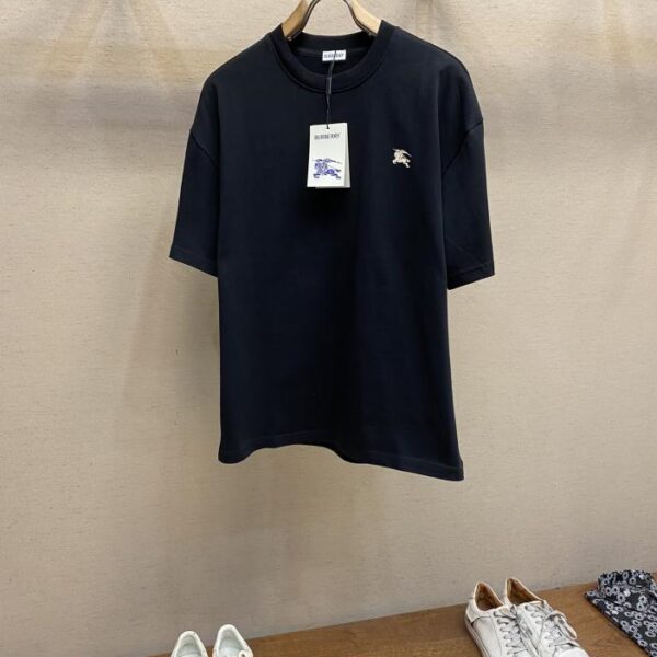 designer,replica,clothing,fake,1:1,lv,luxury,high quality Burberry cotton stretch cotton short-sleeved T-shirt (8D04)