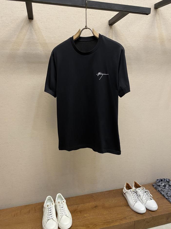 designer,replica,clothing,fake,1:1,lv,luxury,high quality Ferragamo 25ss new embroidered logo short sleeves (061A) designer,replica,clothing,fake,1:1,lv,luxury,high quality Ferragamo 25ss new embroidered logo short sleeves (061A)
