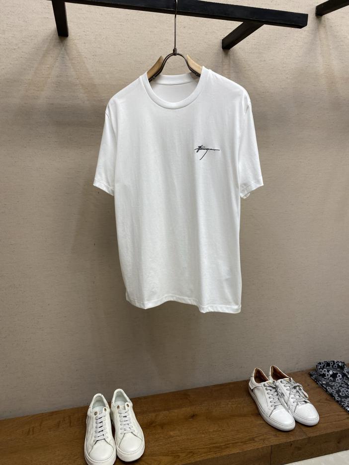 designer,replica,clothing,fake,1:1,lv,luxury,high quality Ferragamo 25ss new embroidered logo short sleeves (164A) designer,replica,clothing,fake,1:1,lv,luxury,high quality Ferragamo 25ss new embroidered logo short sleeves (164A)