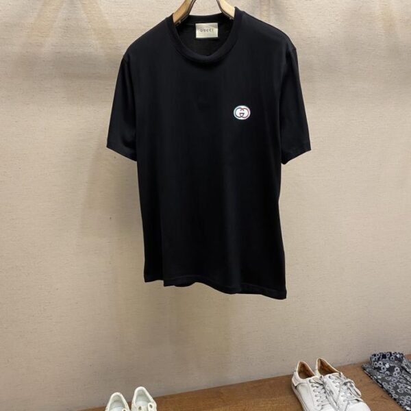 designer,replica,clothing,fake,1:1,lv,luxury,high quality Givenchy 23ss new embroidered logo short sleeves (2DA7)