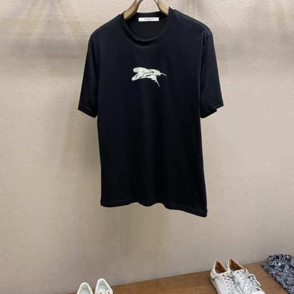 designer,replica,clothing,fake,1:1,lv,luxury,high quality Givenchy 23ss new printed logo short sleeves (DA9E)