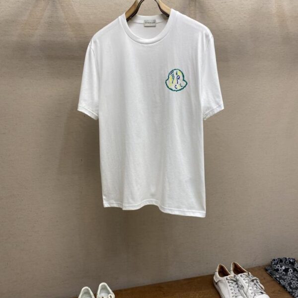 designer,replica,clothing,fake,1:1,lv,luxury,high quality Moncler 25ss new printed logo short sleeves (5D59)