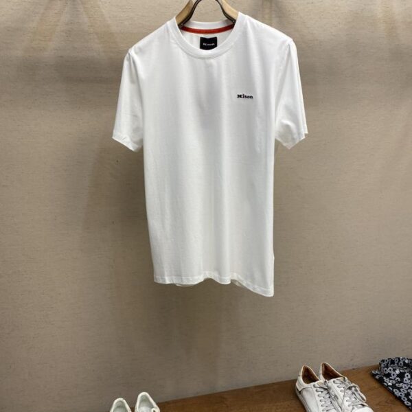 designer,replica,clothing,fake,1:1,lv,luxury,high quality Kiton embroidered men’s round neck mercerized cotton short-sleeved T-shirt (1345)