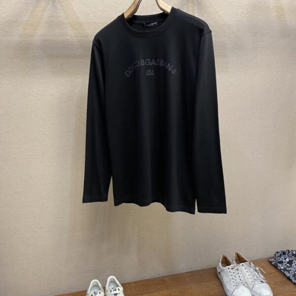 designer,replica,clothing,fake,1:1,lv,luxury,high quality DG unisex round neck long-sleeved T-shirt (C8C7)