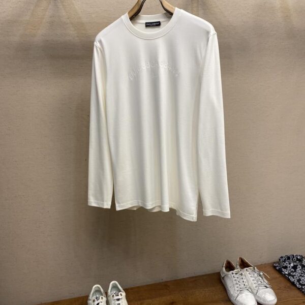 designer,replica,clothing,fake,1:1,lv,luxury,high quality DG unisex round neck long-sleeved T-shirt (F986)