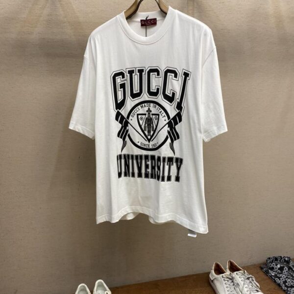 designer,replica,clothing,fake,1:1,lv,luxury,high quality Gucci new spring and summer pure cotton short-sleeved T-shirt (D1B6)