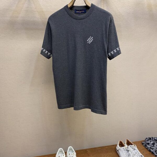 designer,replica,clothing,fake,1:1,lv,luxury,high quality LV 25ss new spring and summer short-sleeved crew neck shirt (2B0F)