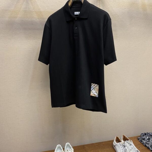 designer,replica,clothing,fake,1:1,lv,luxury,high quality Burberry war horse element cotton pique mesh Polo shirt (BB54)