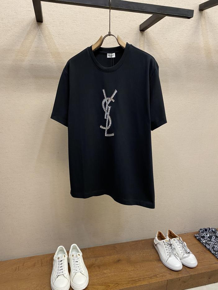 designer,replica,clothing,fake,1:1,lv,luxury,high quality Saint Laurent YSL diamond lettering cotton half-sleeved T-shirt (91F5) designer,replica,clothing,fake,1:1,lv,luxury,high quality Saint Laurent YSL diamond lettering cotton half-sleeved T-shirt (91F5)