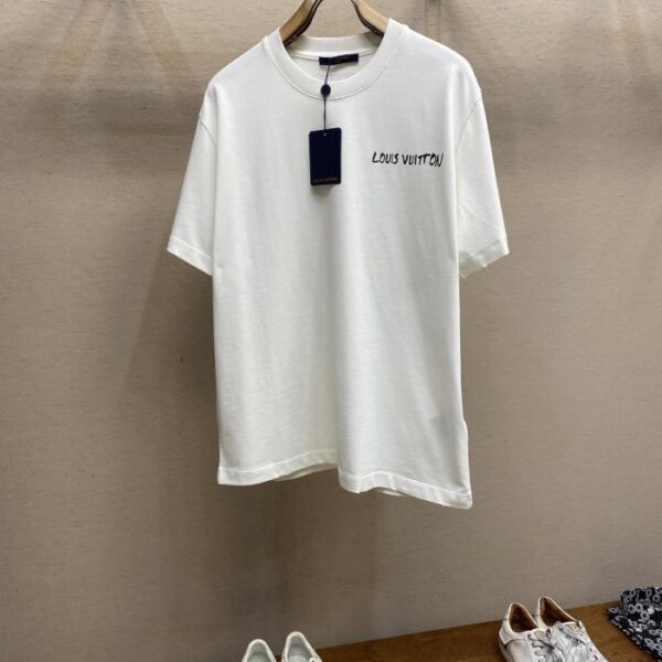 designer,replica,clothing,fake,1:1,lv,luxury,high quality LV 2025FW Early Spring Handwritten Sketch Three-dimensional Print (9704)