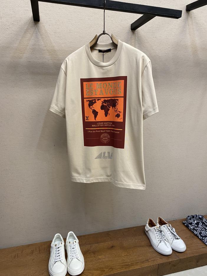 designer,replica,clothing,fake,1:1,lv,luxury,high quality LV 2025FW early spring pure cotton direct-printed rhinestone front and back printed half-sleeved T-shirt (79E9) designer,replica,clothing,fake,1:1,lv,luxury,high quality LV 2025FW early spring pure cotton direct-printed rhinestone front and back printed half-sleeved T-shirt (79E9)
