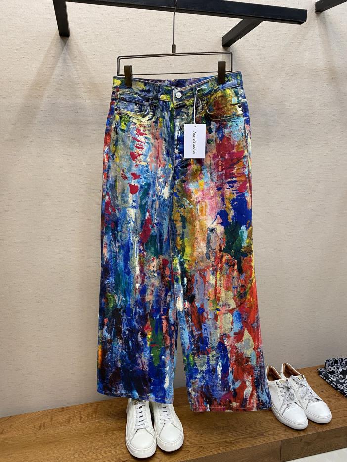 designer,replica,clothing,fake,1:1,lv,luxury,high quality Acne Studios 1981F loose colorful art student retro wide-leg jeans, same style for men and women (1783) designer,replica,clothing,fake,1:1,lv,luxury,high quality Acne Studios 1981F loose colorful art student retro wide-leg jeans, same style for men and women (1783)