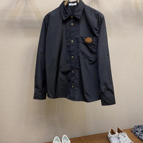 designer,replica,clothing,fake,1:1,lv,luxury,high quality VALENTINO Men’s VDETAIL nylon shirt jacket (21EA)
