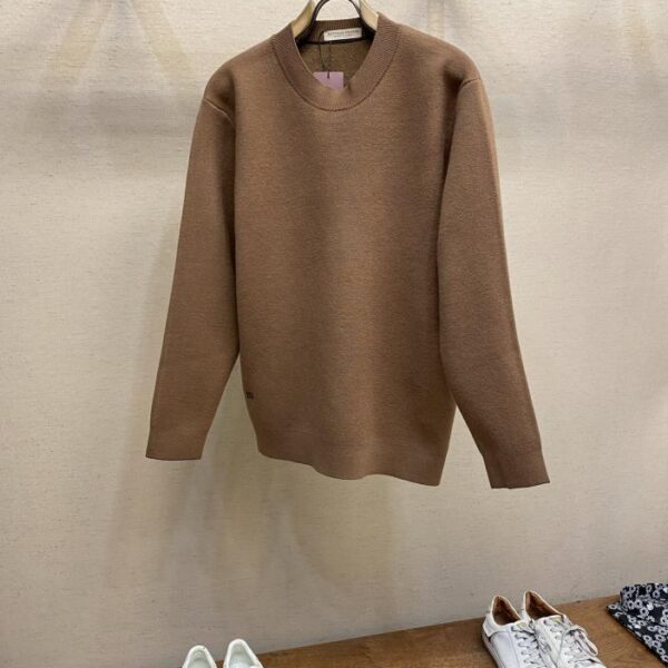 designer,replica,clothing,fake,1:1,lv,luxury,high quality BV color block three-color sweater cotton pullover crew neck sweater (BBAD)