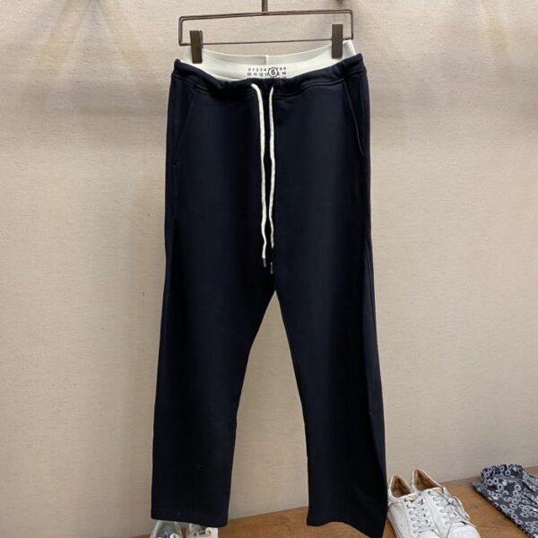 designer,replica,clothing,fake,1:1,lv,luxury,high quality Maison Margiela 2024FW Early Autumn Series Waist 3D Cut Elastic Tie Scimitar Pants (D4E7)