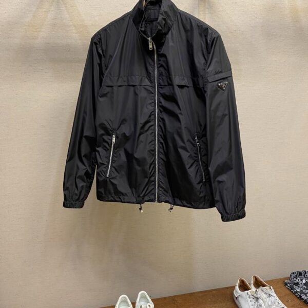 designer,replica,clothing,fake,1:1,lv,luxury,high quality Prada 25 spring and summer official website latest stand collar jacket (98E1)
