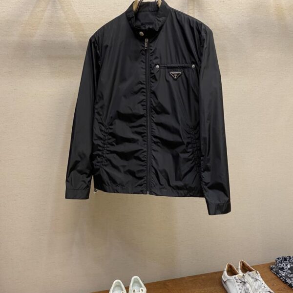 designer,replica,clothing,fake,1:1,lv,luxury,high quality Prada 25 spring and summer official website latest stand collar jacket (1585)