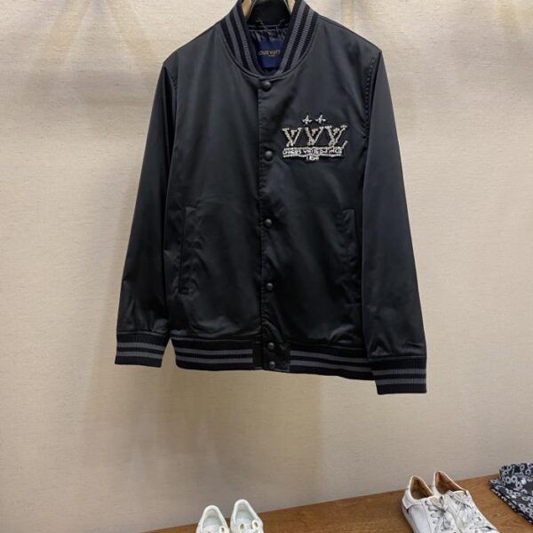 designer,replica,clothing,fake,1:1,lv,luxury,high quality LV 2025SS spring new short loose baseball jacket jacket for men and women (2406)