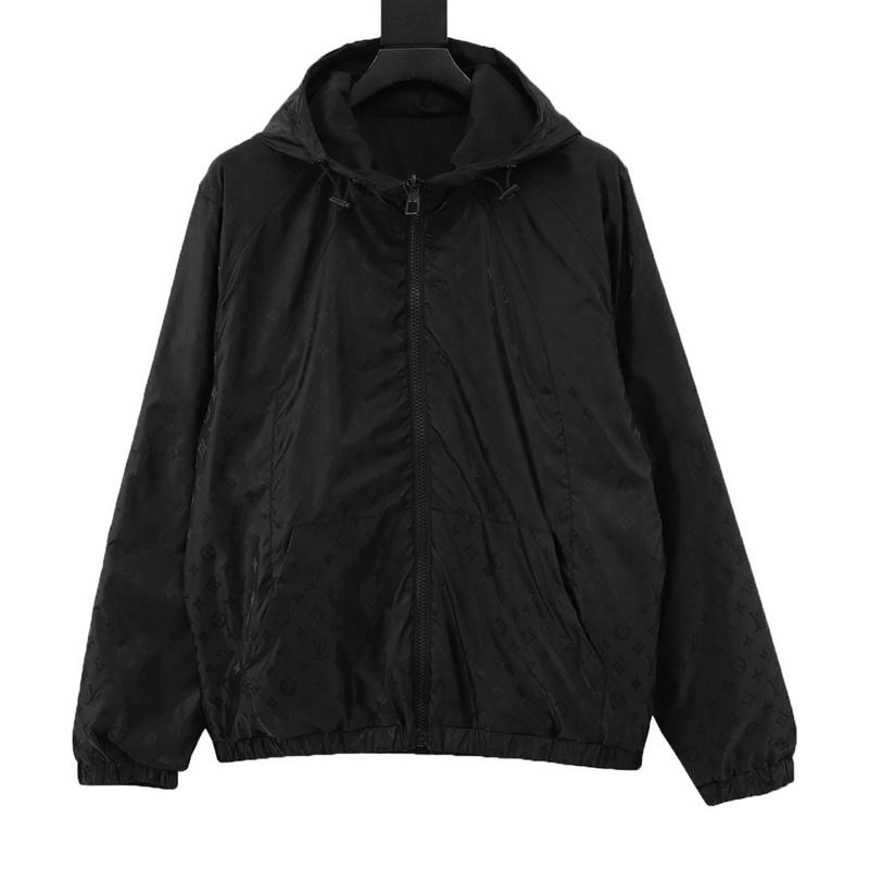 designer,replica,clothing,fake,1:1,lv,luxury,high quality LV  Dark Pattern Jacquard Reversible Jacket Jacket (433F)
