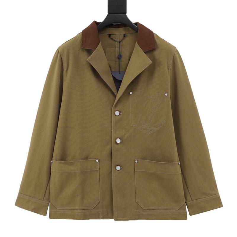designer,replica,clothing,fake,1:1,lv,luxury,high quality LV  blazer canvas jacket (BBF2)