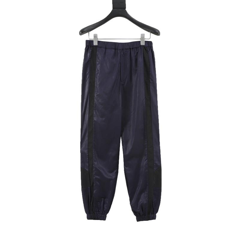 designer,replica,clothing,fake,1:1,lv,luxury,high quality LV  patchwork nylon jacquard suit sports trousers (5A2C)