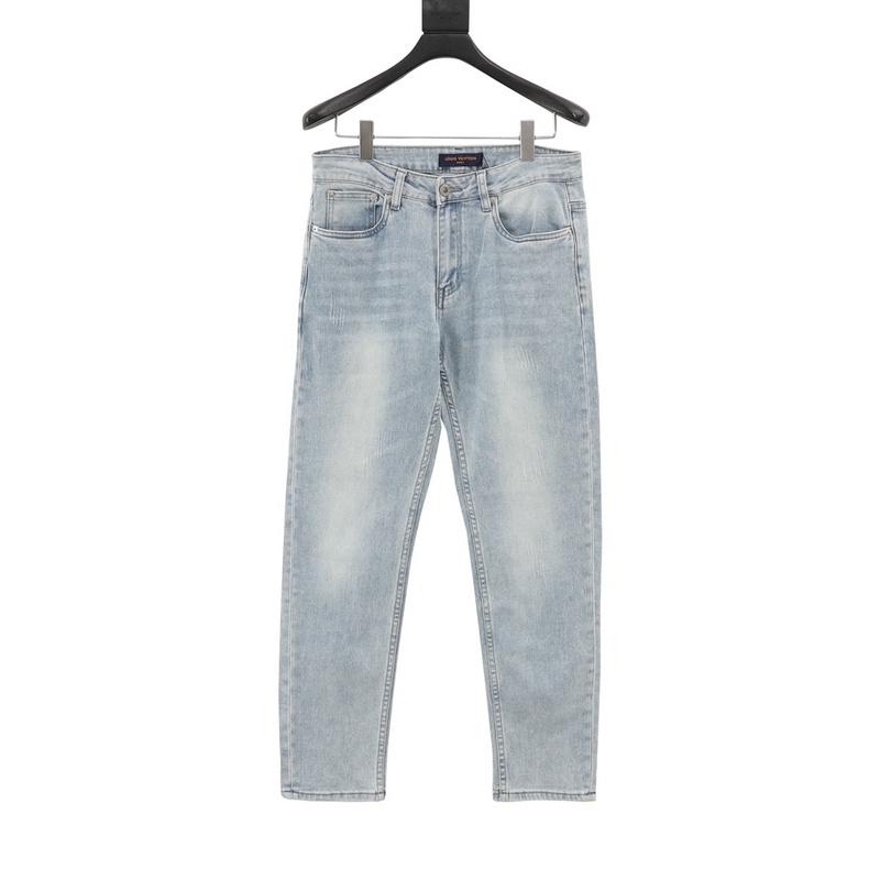designer,replica,clothing,fake,1:1,lv,luxury,high quality LV  back barb printed jeans (1716)