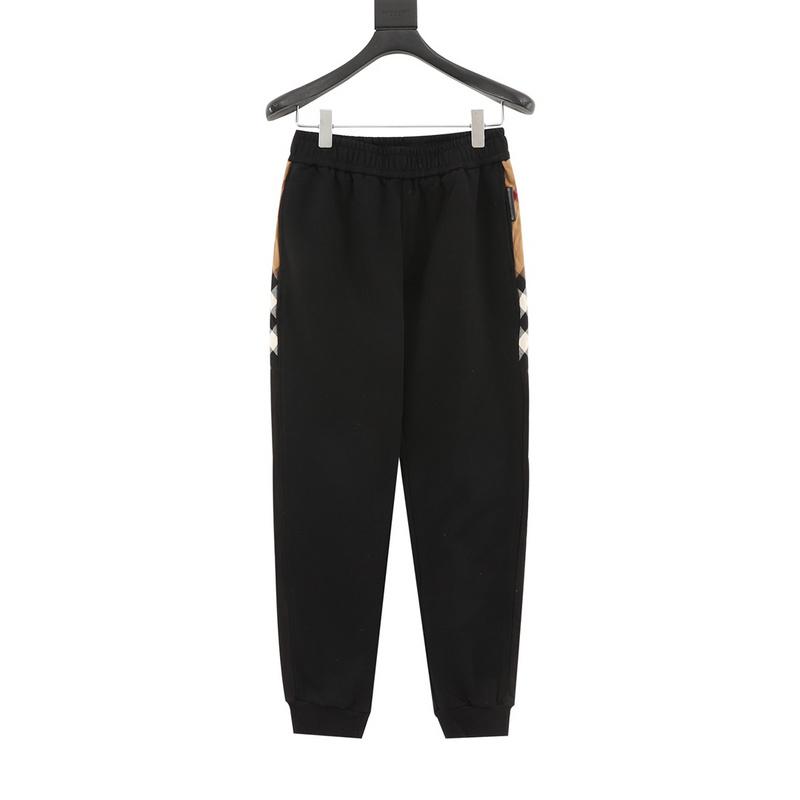 designer,replica,clothing,fake,1:1,lv,luxury,high quality Burberry side plaid trousers (8CB4)