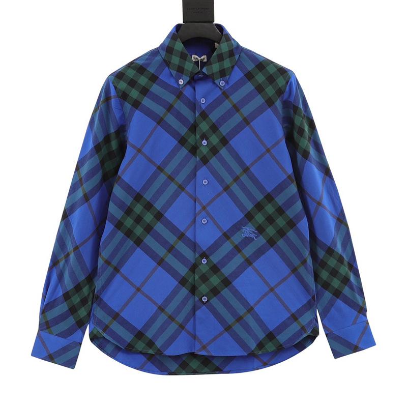 designer,replica,clothing,fake,1:1,lv,luxury,high quality Burberry large plaid war horse embroidered cotton long-sleeved shirt (2F74) designer,replica,clothing,fake,1:1,lv,luxury,high quality Burberry large plaid war horse embroidered cotton long-sleeved shirt (2F74)