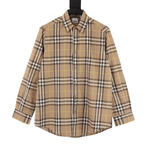 designer,replica,clothing,fake,1:1,lv,luxury,high quality Burberry new striped long-sleeved shirt (8998)